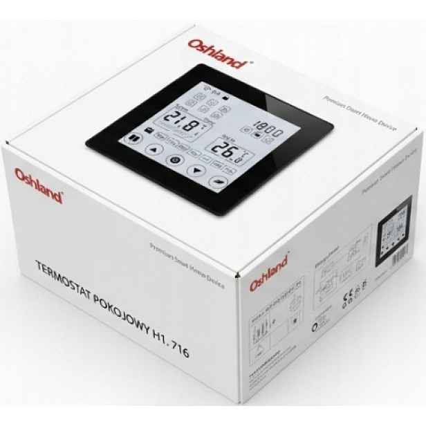 Pokojový Termostat Dotykový Panel LCD 16A Wifi Tuya Podlahové Vytápění