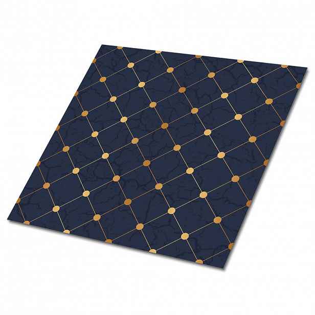 TULUP SAMOLEPICÍ OBKLADY NA STĚNU 9 ks 30x30 cm Kosočtvercový vzor