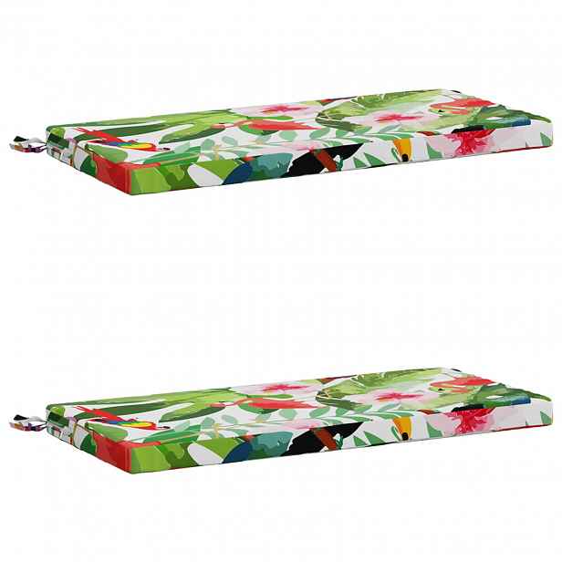vidaXL Sady polštářů na lavici (2 kusy) SOEST 2 ks 100% polyester