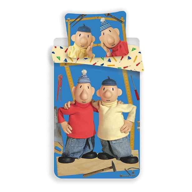 Bavlněné dětské povlečení na jednolůžko 140x200 cm Pat a Mat – Jerry Fabrics