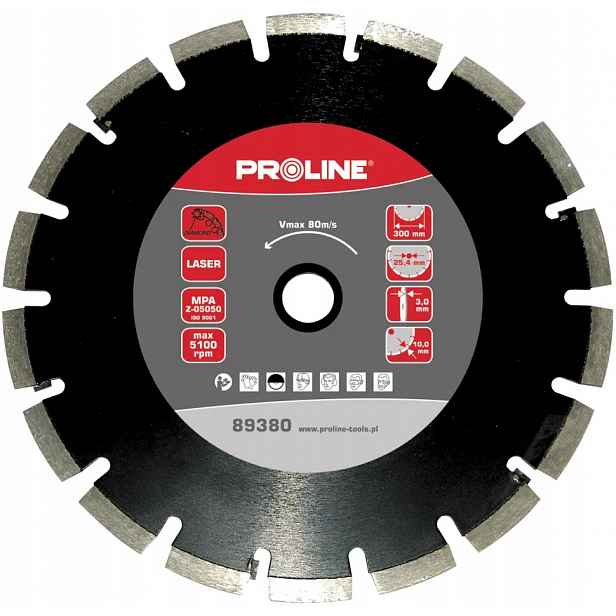 Diamantový kotouč segmentový Laser 350 mm Proline (89385)