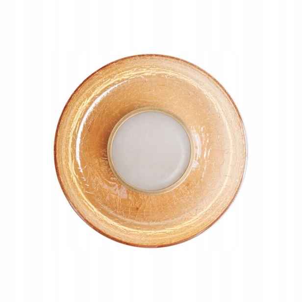 Mosazné nástěnné svítidlo s jantarovým sklem Signature Led 9W Maxlight