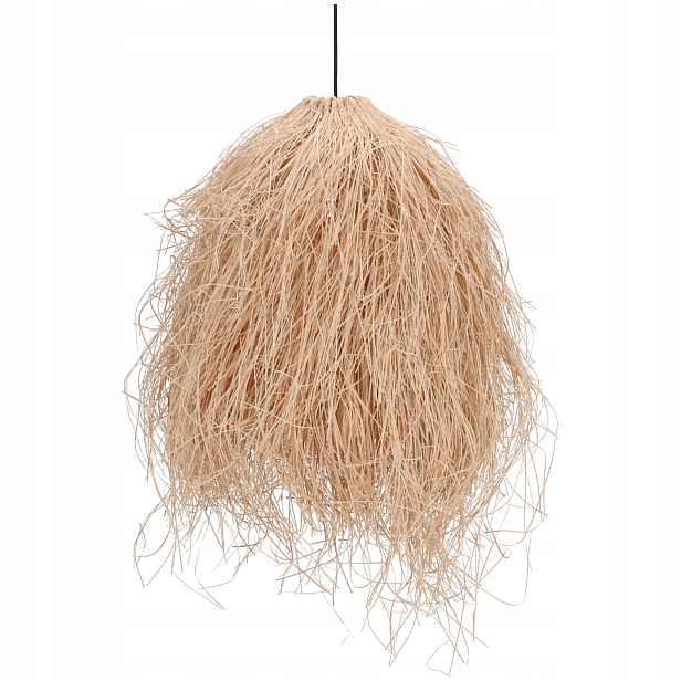 Velké ratanové závěsné svítidlo E27 51x70 cm Anvo, kolekce Aydin, styl Boho a Japandi