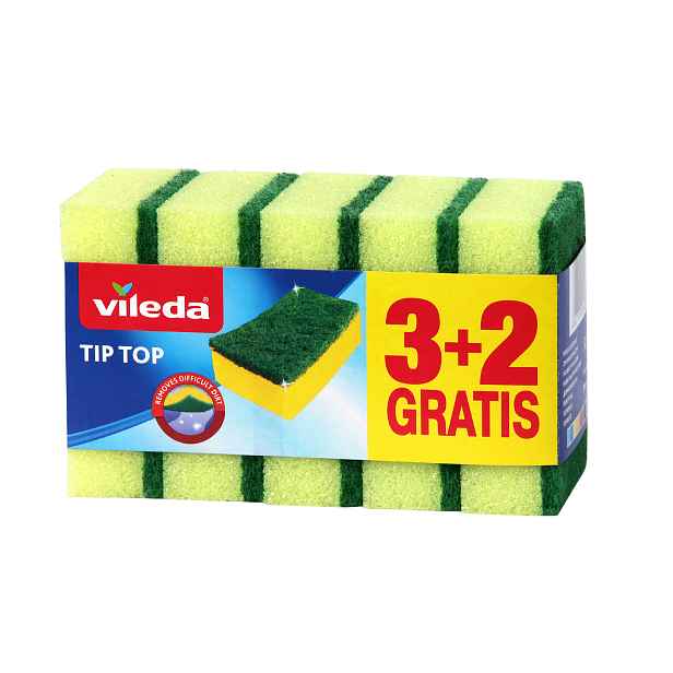 VILEDA Tip Top houbička bal. 3+2ks