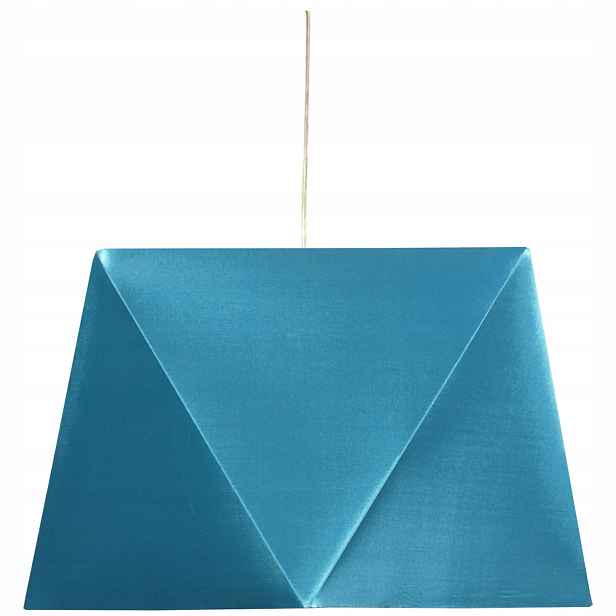 Modrá závěsná lampa 42 cm E27 Hexagen Candellux