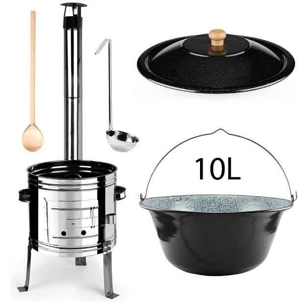 Perfect Home Set-25 Kotlíková souprava 10 L, 5 ks