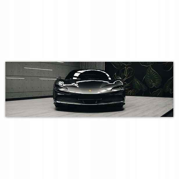 Plakáty 200x66 Černé Ferrari Auto
