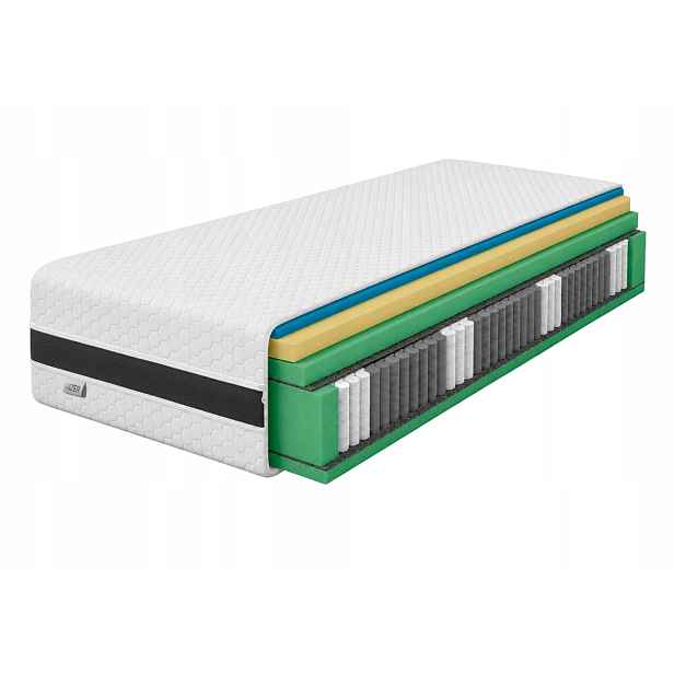 Matrace 80x200 hybridní Premium Multipocket Visco Pneumatic HR44 Hr H3