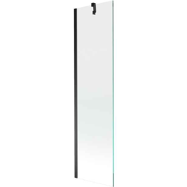 MEXEN - Next vanová zástěna FIX 50x150, transparent, černá 895-050-000-00-00-70