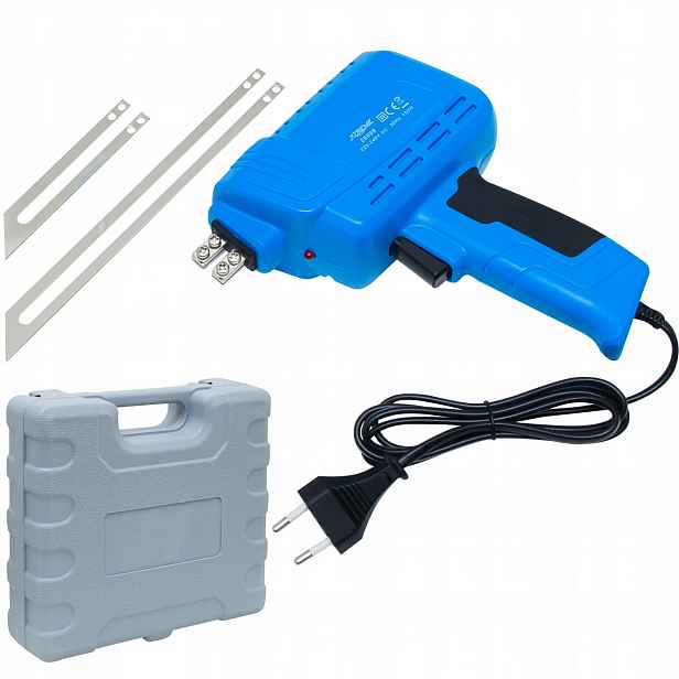 Nůž Na Řezání Polystyrenu 150W 230V 2X Nože Čepele Kufr Sada