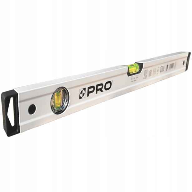 Vodováha PRO600 Plus, bílá, libela 2%, 120 cm (1,2 M)