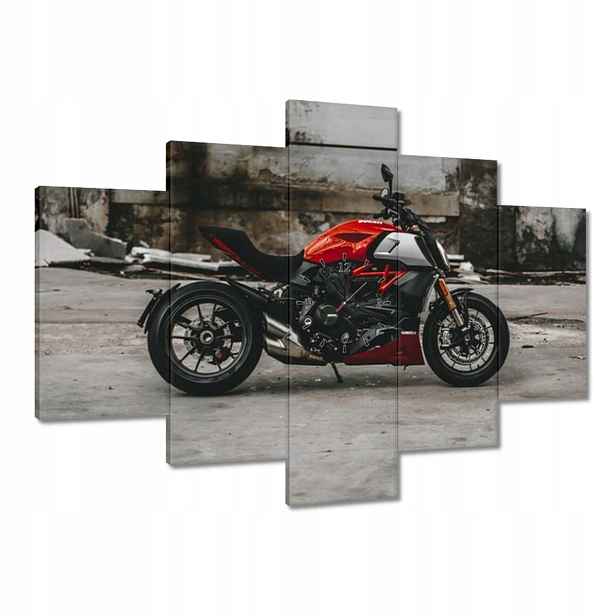 Hodiny 150x105 Červené Ducati Motocykl