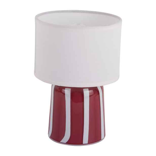Červená kovová LED stolní lampa (výška 20 cm) Verano LED – Leitmotiv