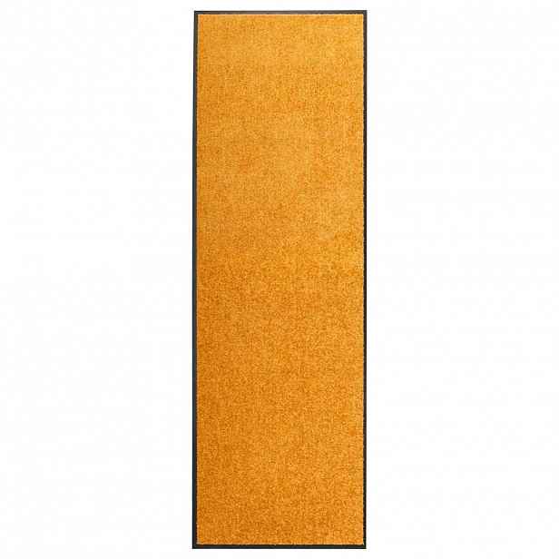 vidaXL Rohožka pratelná oranžová 60 x 180 cm