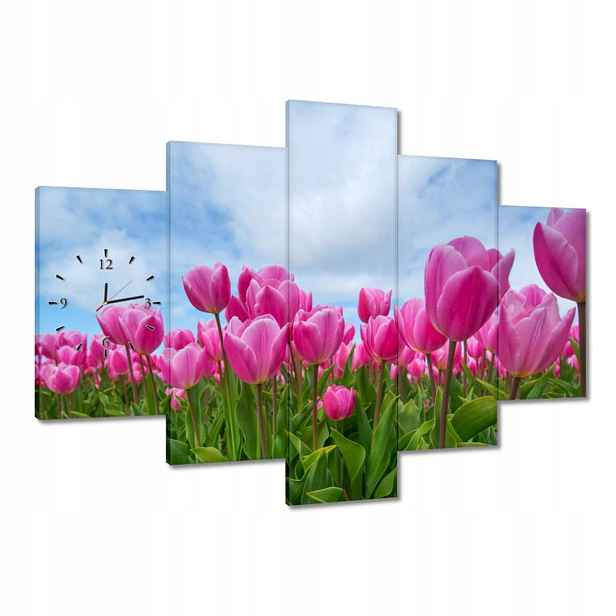 Hodiny 150x105 Tulipány na Valentýna