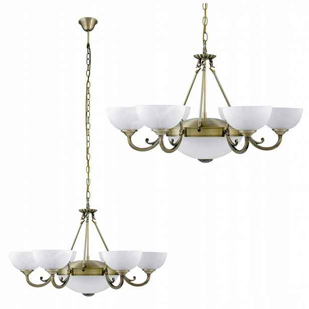Velká elegantní závěsná lampa do obývacího pokoje Marlene 8546 Rabalux