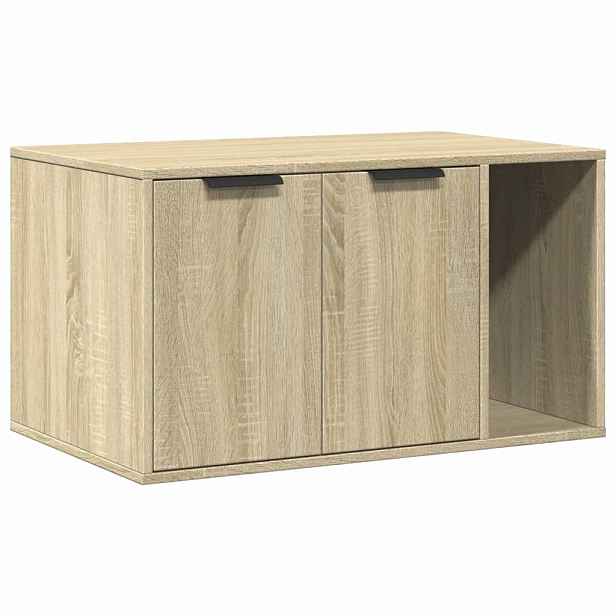 vidaXL Skříňka na kočičí záchod dub sonoma 80x50x45cm kompozitní dřevo