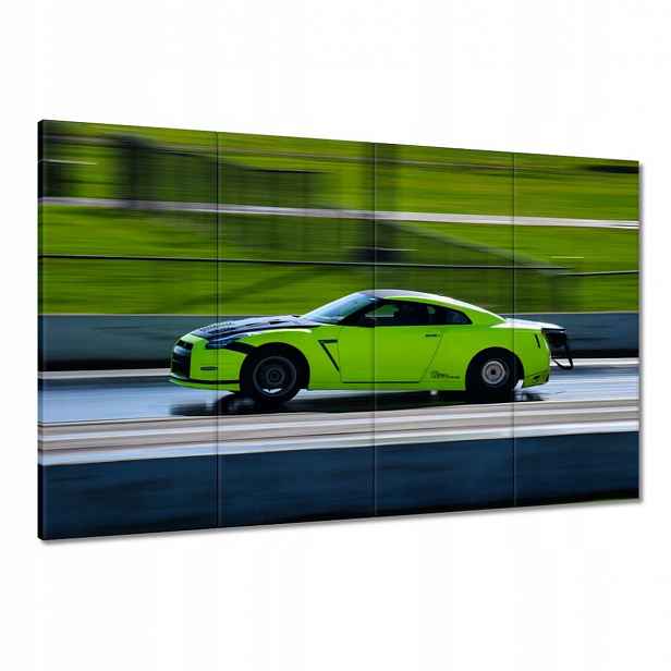 Obrazy 120x80 Zelené sportovní auto