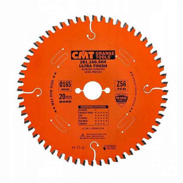 Cmt Řezací kotouč 165 mm pro dřevo 281.166.56H