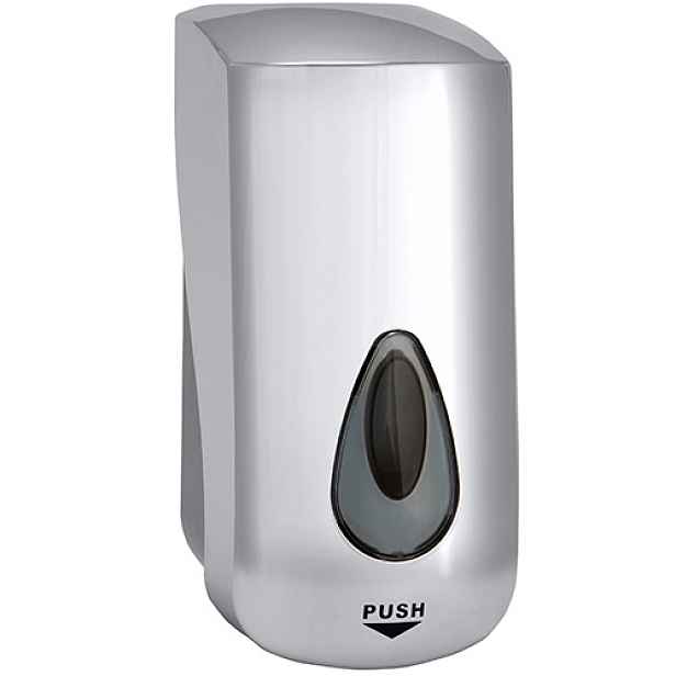 Dávkovač mýdla nástěnný Bemeta 1 000 ml plast šedý