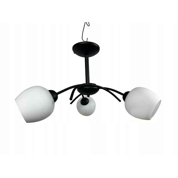 Euro-Lamp Stropní Svítidlo Elegant 3 černé stínidlo bílá Výrobce