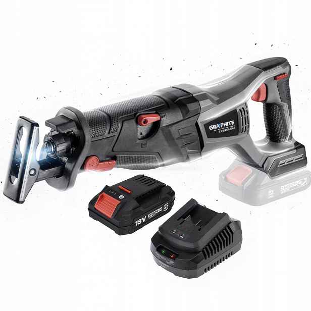 Graphite Šavlová Pila Akumulátor 2AH Bezkartáčová Energy+ 18V 58G096