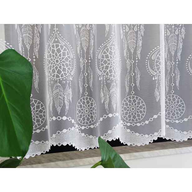Mg Záclona Lapače 35707 Bílá 500x150 cm Šité Obšité Boky Bt M