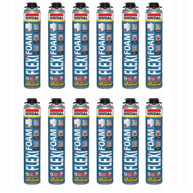 Soudal Pěna Flexifoam 750 ml 118685 12 Ks