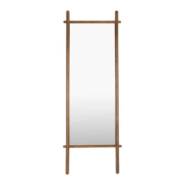 Stojací zrcadlo s dřevěným rámem 58x160 cm Solene – White Label