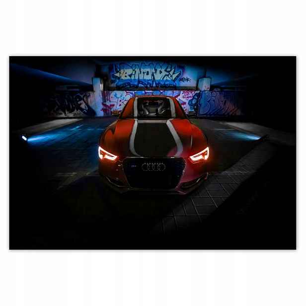 Plakáty 185x125 Červená Audica Audi