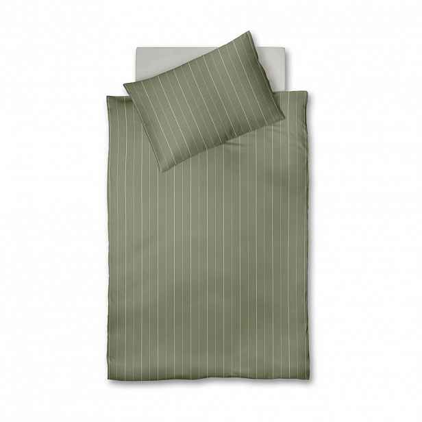 Fleuresse POVLEČENÍ, flanel, šalvějově zelená, 140/200 cm