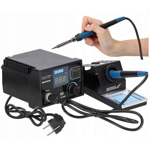 Pájecí stanice Dedra Páječka DED7543 80W 200-480°C LCD displej Esd
