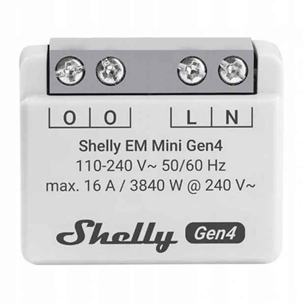Shelly Em Mini GEN4 Měřič Energie S Wi-fi Matterem Pro Monitorování Energie