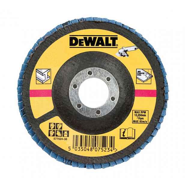 DeWALT - Lamelový brusný kotouč, P36, průměr 125 mm DT3308