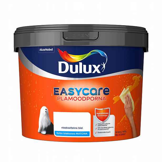 Dulux EasyCare barva Bezchybná bílá matná 9L