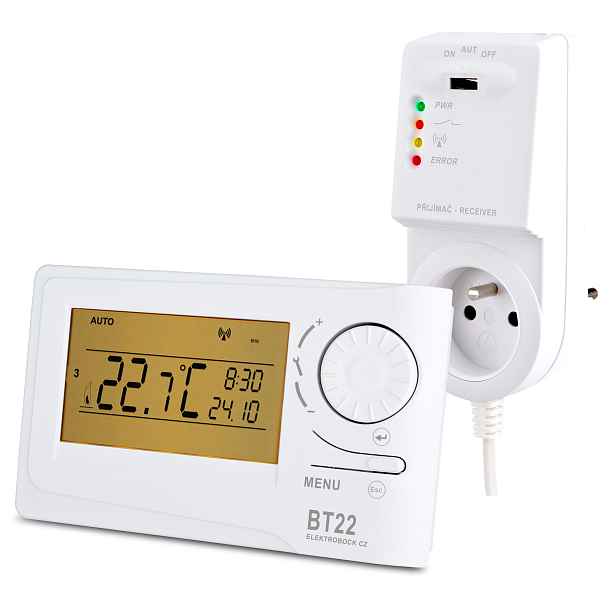 Termostat bezdrátový digitální Elektrobock BT22