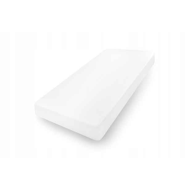 Prostěradlo jersey Premium s gumou 190x210, 200x220x30, bílé_01, Matex