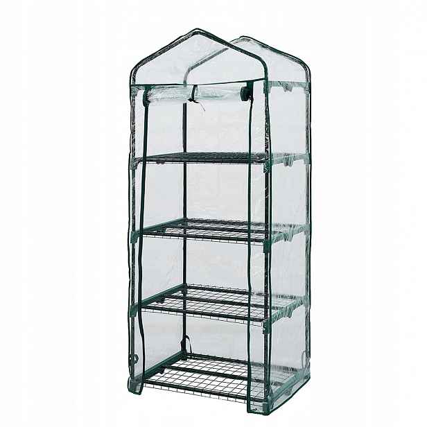 Skleník 69x49x160 cm na balkon, terasu, fólie, Pvc, kovová konstrukce Neo