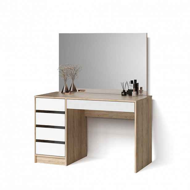 Livinity® TOALETNÍ STOLEK Imola Bílá/Sonoma 120 cm