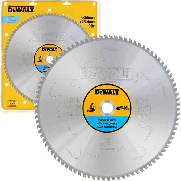 Řezací Kotouč Na Kovovou Nerezovou Ocel Inox 355x25,4 mm 90z DeWALT DT1922