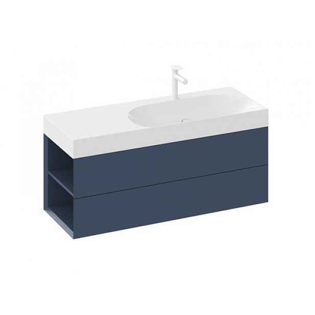 Skříňka pod umyvadlo bez umyvadla Ravak Lite 120x43x45 cm deepsea blue X000001881