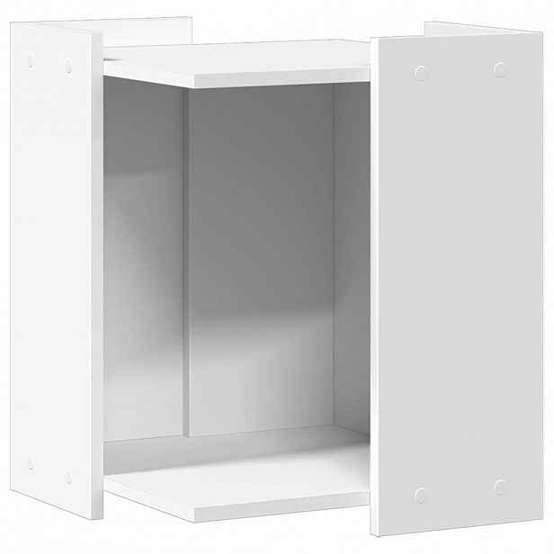 vidaXL Enclosure pro kočičí záchod Bílá 42 x 42 x 51 cm
