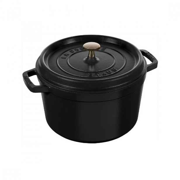 Vysoký kotlík Cocotte, litina, 24cm/4,7L, Black - Staub