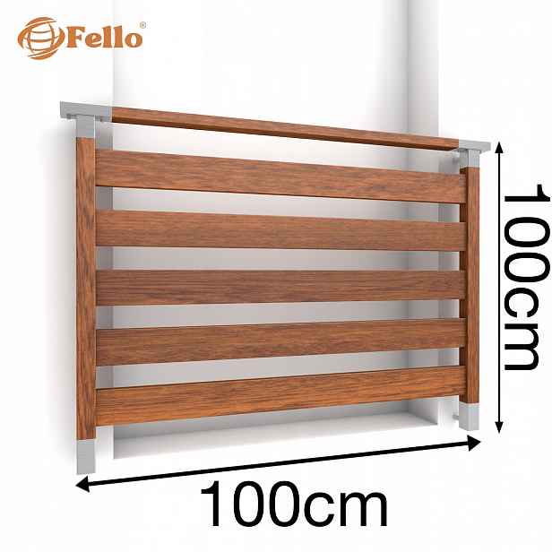 CLASSIC5 Francouzský balkon 100 cm Balustrada