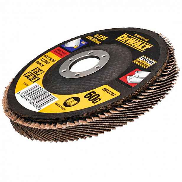 DeWALT - Lamelový brusný kotouč, P60, průměr 125 mm DT30612