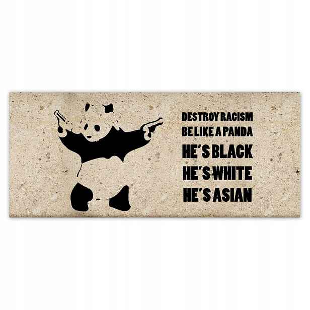 Fototapety 211x91 Banksy Panda