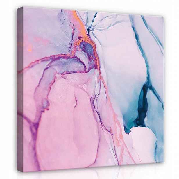 Obraz Na Plátně Canvas 80x80 Imitace Kámen Mramor Sklo Abstrakce
