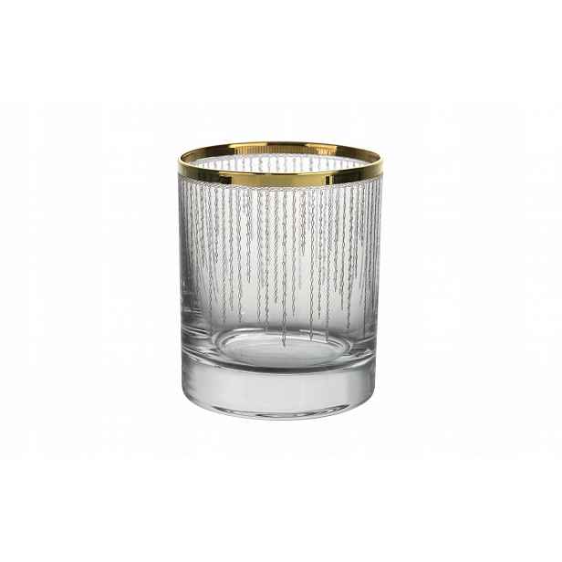 Sada 6 sklenic na whisky 300 ml Koral Gold