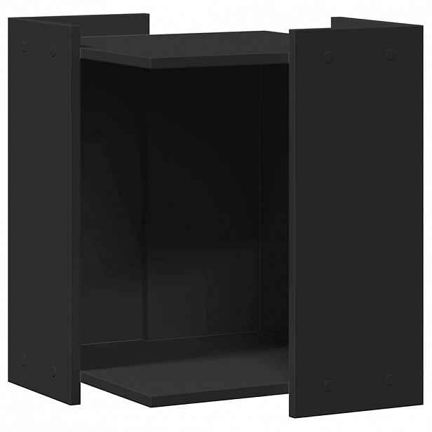 vidaXL Enclosure pro kočičí záchod Černá 42 x 42 x 51 cm