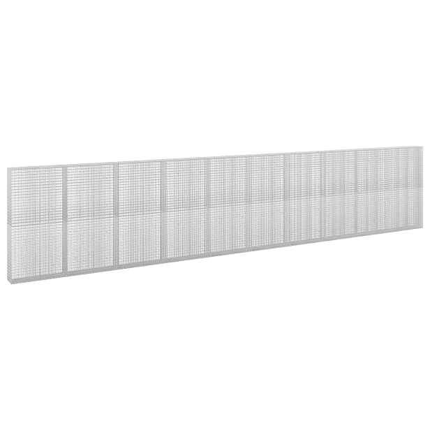 vidaXL Gabion s drátem 5 mm a síťkou 5x2,5 cm 1000x30x200 cm